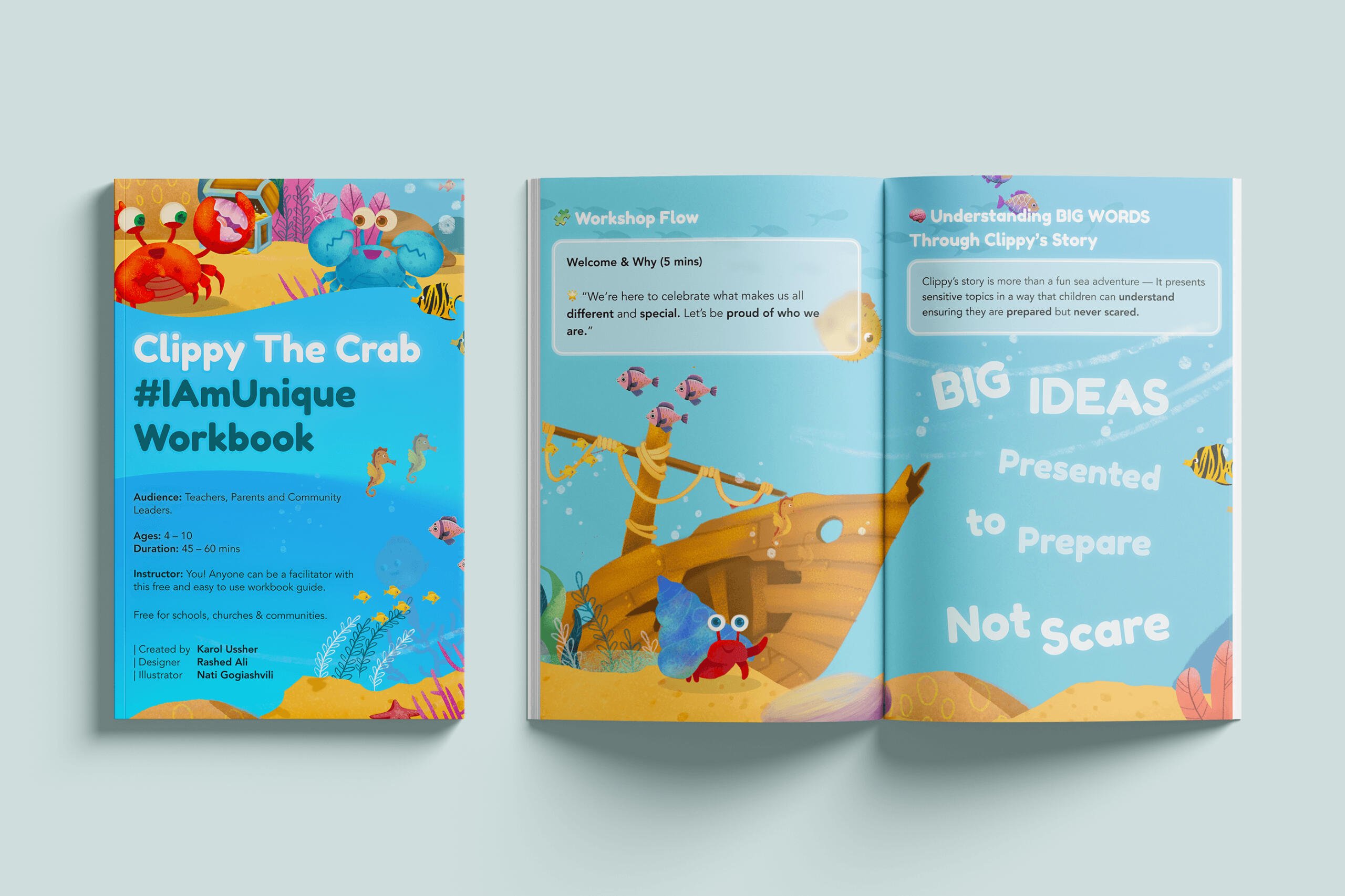 Clippy The Crab Workbook